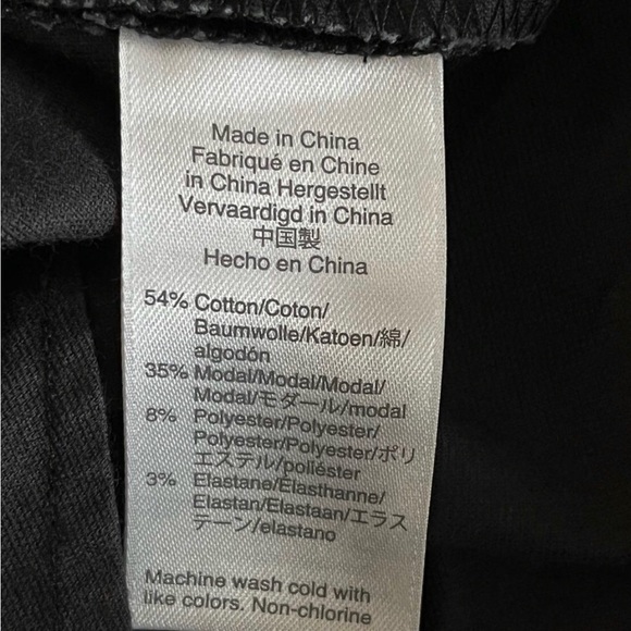 J. Crew Billie Demi Boot Crop Black Velvet Pants Size 26 - Picture 10 of 10